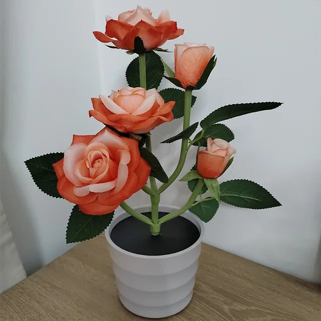 FloraGlow - Solar Rozenlantaarn voor Tuinverlichting