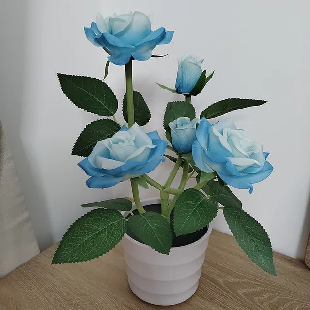 FloraGlow - Solar Rozenlantaarn voor Tuinverlichting