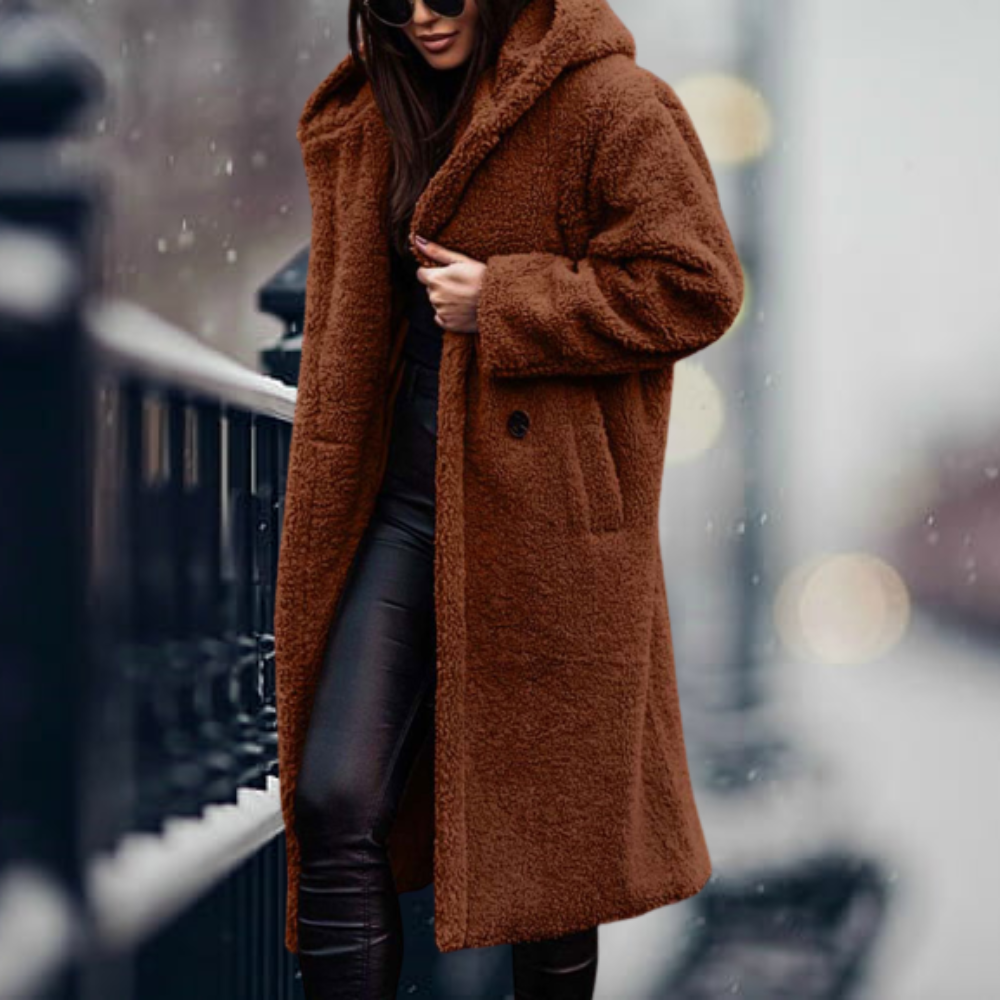 Elisea - Casual Wol Winterjas voor Dames