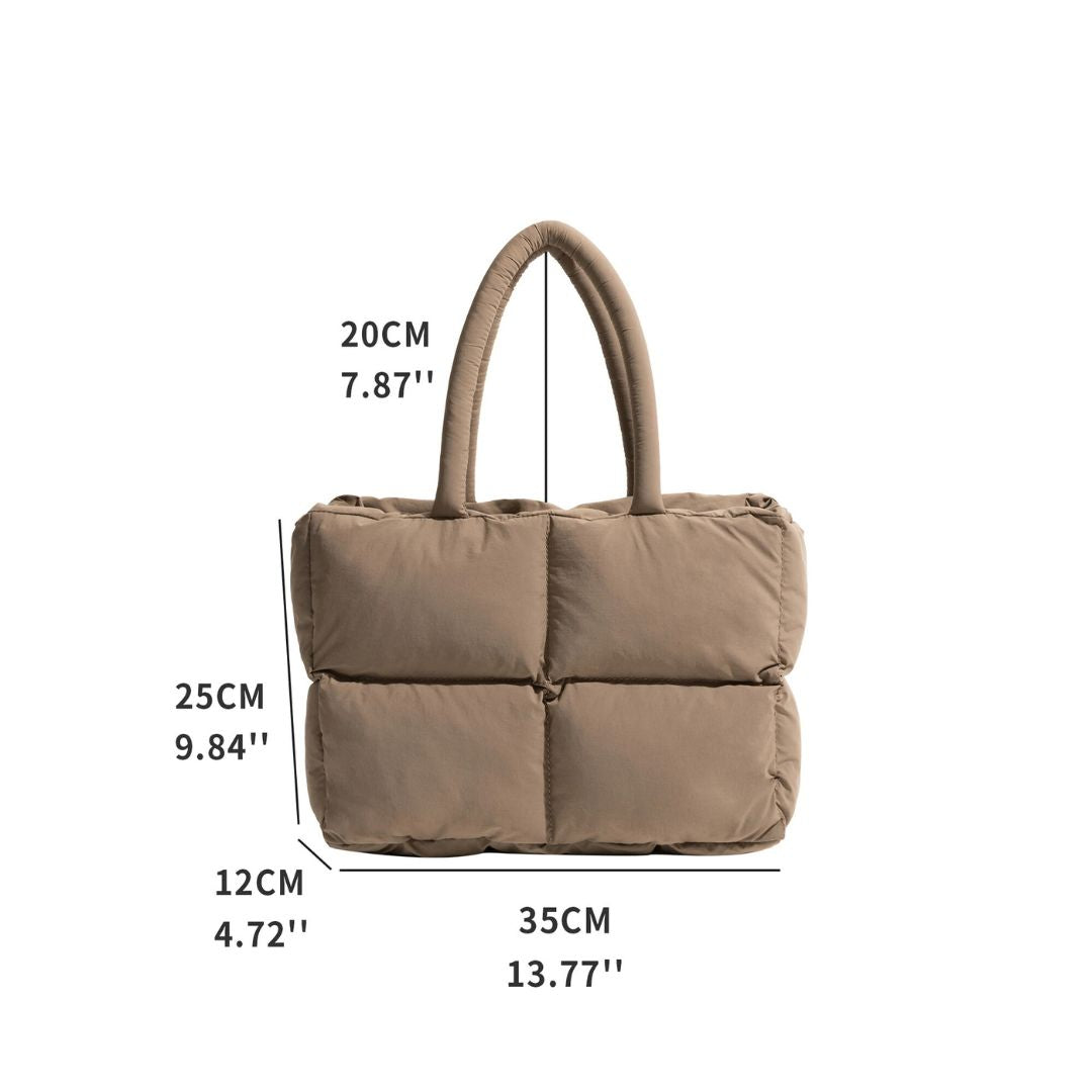 Mira - Puffer Schoudertas voor Dames | Stijlvolle en Ruime Crossbody Tas