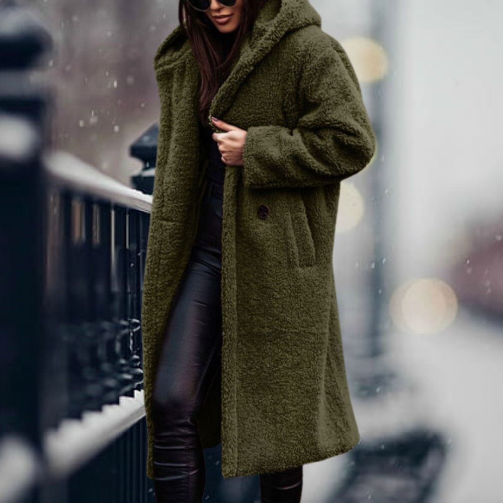 Elisea - Casual Wol Winterjas voor Dames