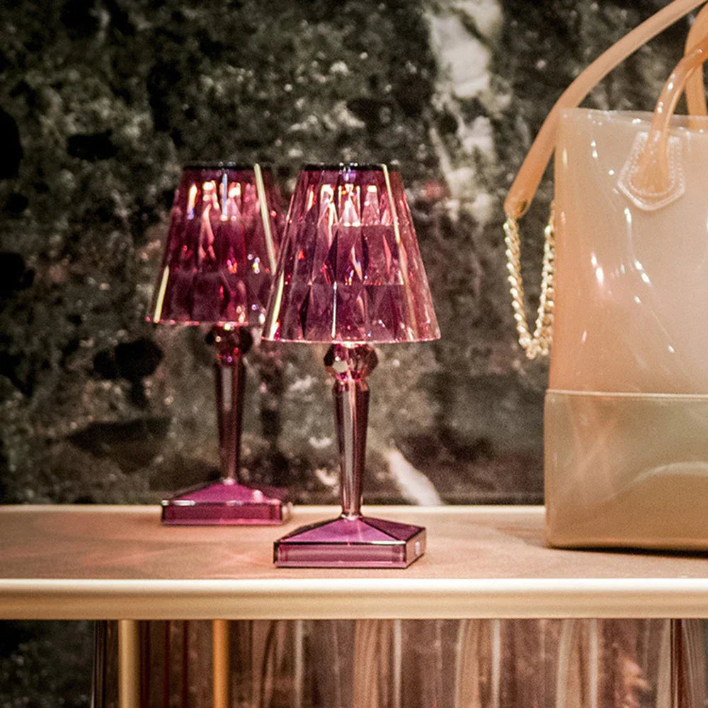 CrystalGlow - Luxe Acryl Kristallen Tafellamp | Elegante Sfeerverlichting