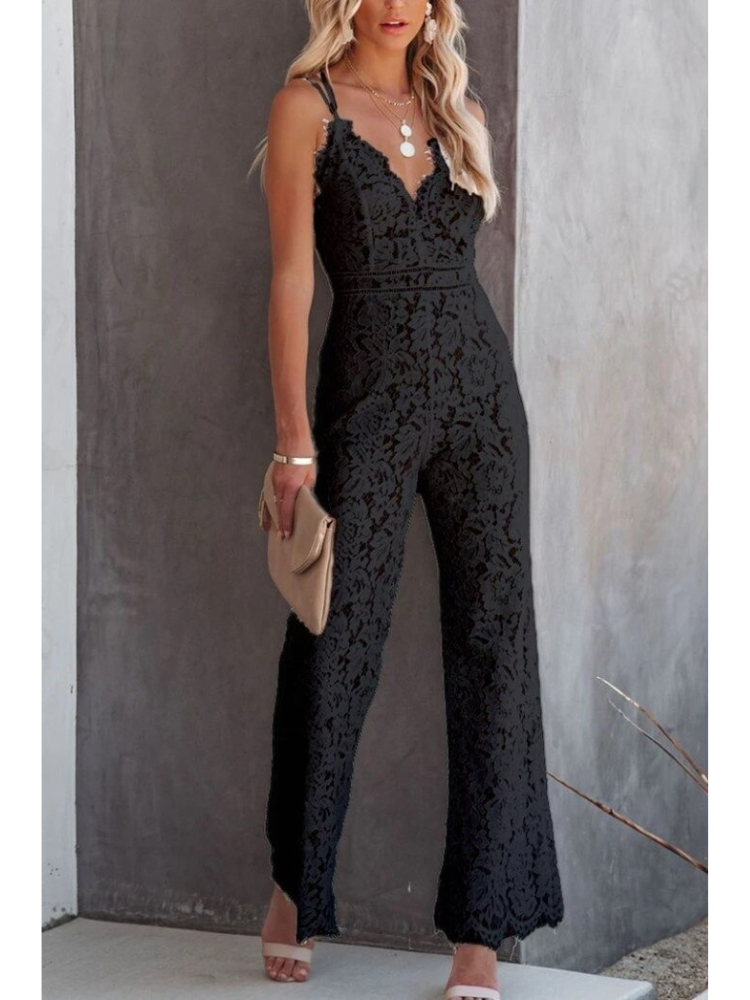 Sophia - Elegante Kanten Jumpsuit voor Dames | Luxe en Verfijnd