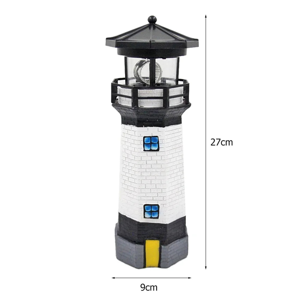 ShoreBeam - Vuurtoren LED Zonnelamp voor Buitenverlichting