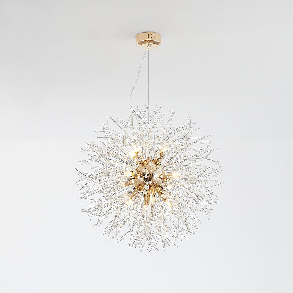 Moderne LED Hanglamp - Wit en Goud Metalen Designlamp voor Woonkamer en Eetkamer