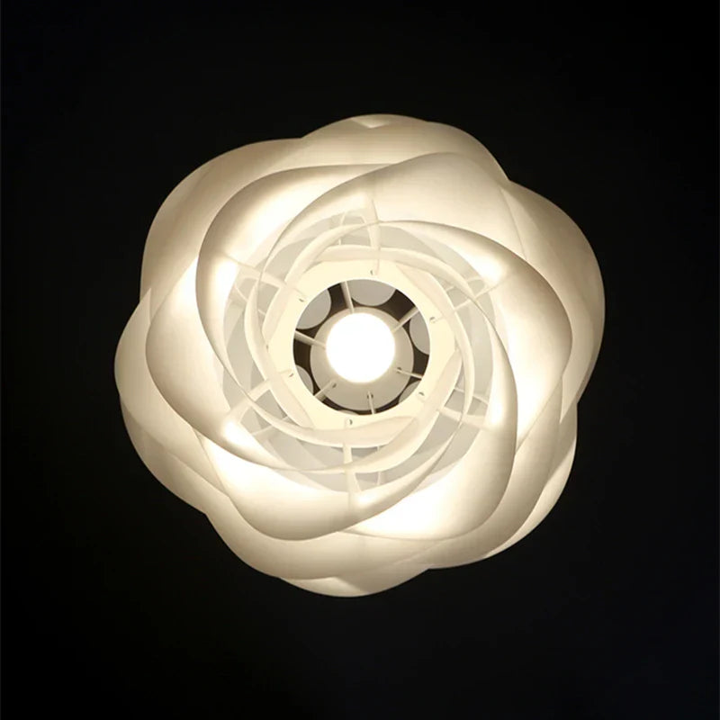 PetalGlow - Elegante Rozenkrans Plafondlamp voor Luxe Verlichting