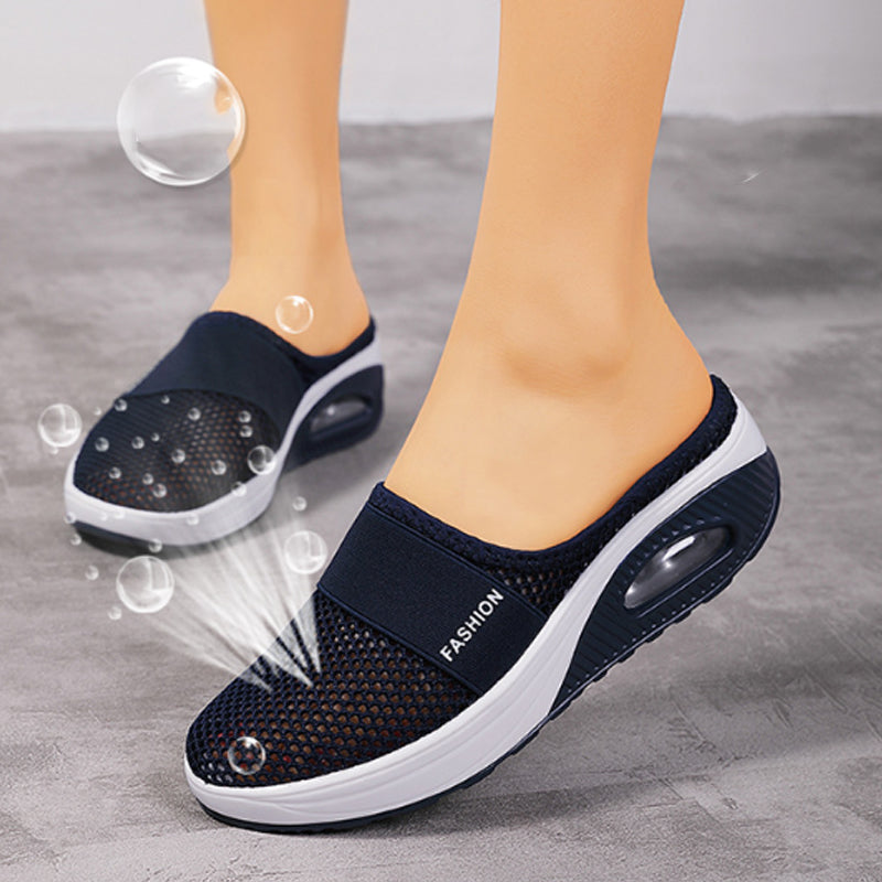 Livia Halve Wikkel Net Orthopedische Sandalen | Comfortabele en Ademende Zomersandalen voor Dames