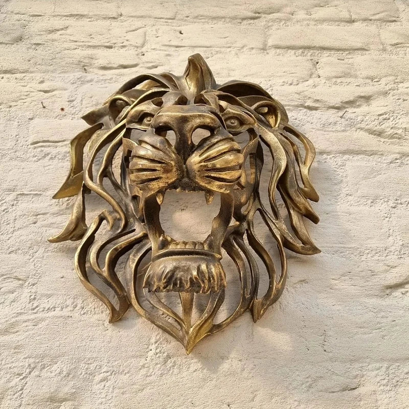 RoyalPride - Leeuwenkop Wandsculptuur | Krachtige Dierenkop Decoratie