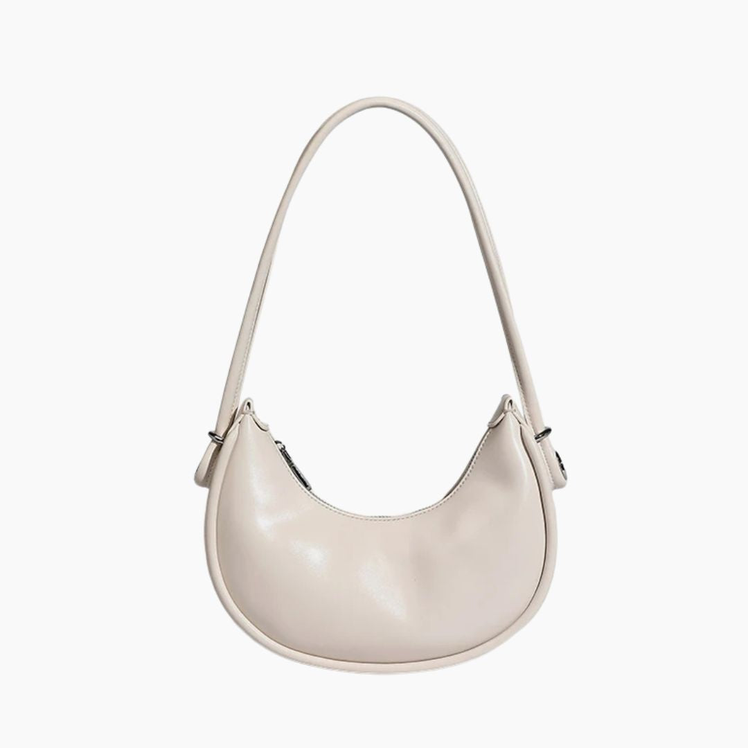 Livia - Vegan Leren Schoudertas voor Dames | Stijlvolle en Duurzame Handtas