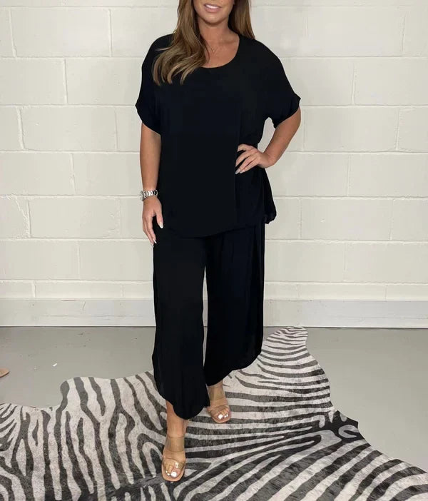 Marina - Tweedelig Pak Set met Mouwen voor Dames | Stijlvol en Comfortabel Outfit