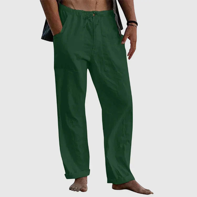 Caspian - Linnen Strandbroek voor Heren | Comfortabele en Losse Pasvorm