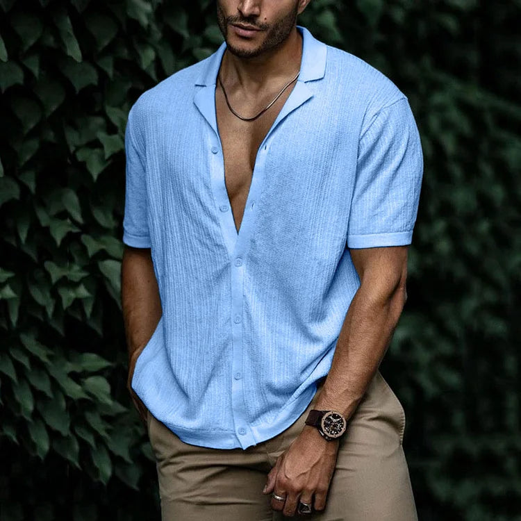 Refined Cut and Summer Style – Lightweight Linen Shirt for Men