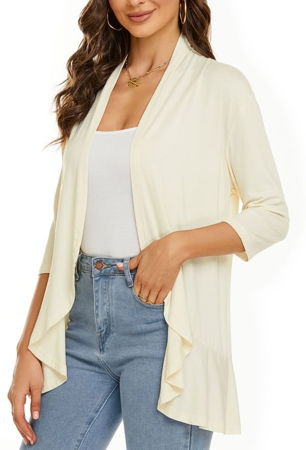 Eliana - Elegante Open Voorzijde Damesvest