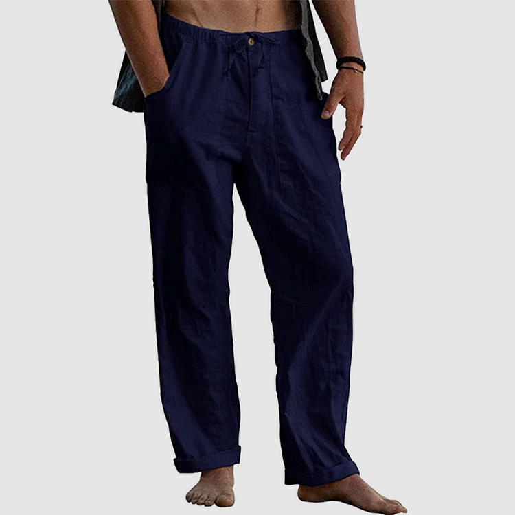 Caspian - Linnen Strandbroek voor Heren | Comfortabele en Losse Pasvorm
