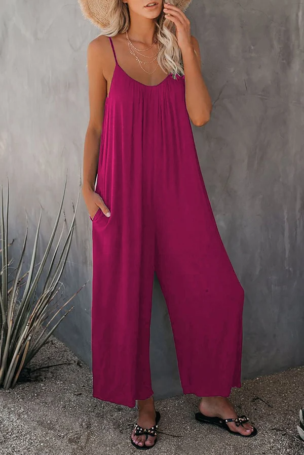 Luchtige Zomer Jumpsuit met Zakken | Comfort en Stijl voor Warme Dagen