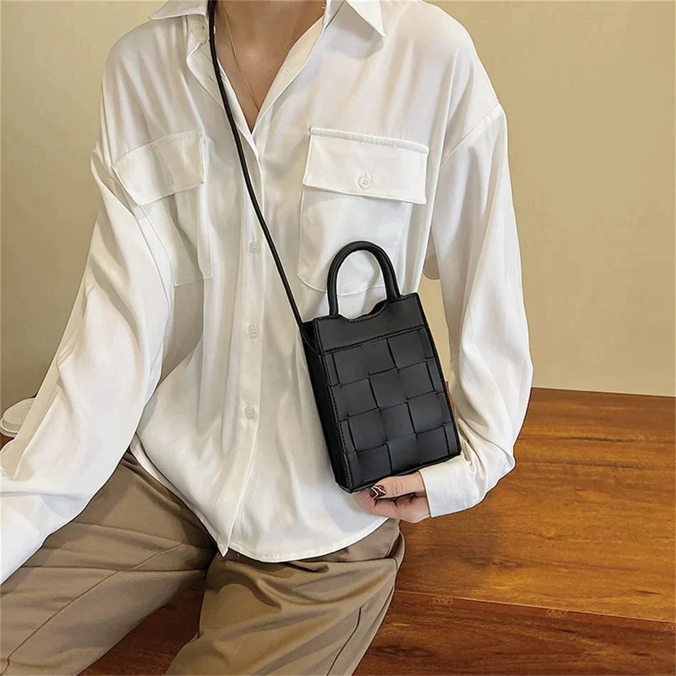 Livia - Gevlochten Vegan Leren Handtas voor Dames | Duurzame en Stijlvolle Handtas