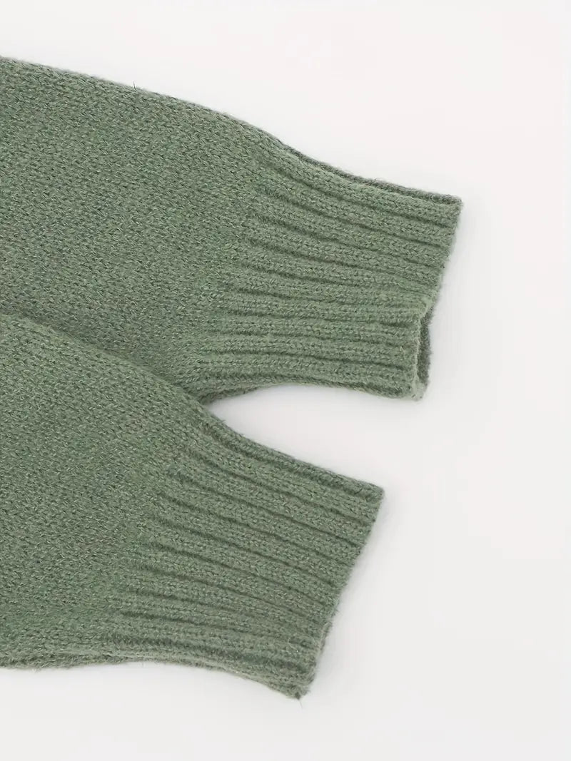 Isaura - Gebreide Trui met Zopfmotief voor Dames