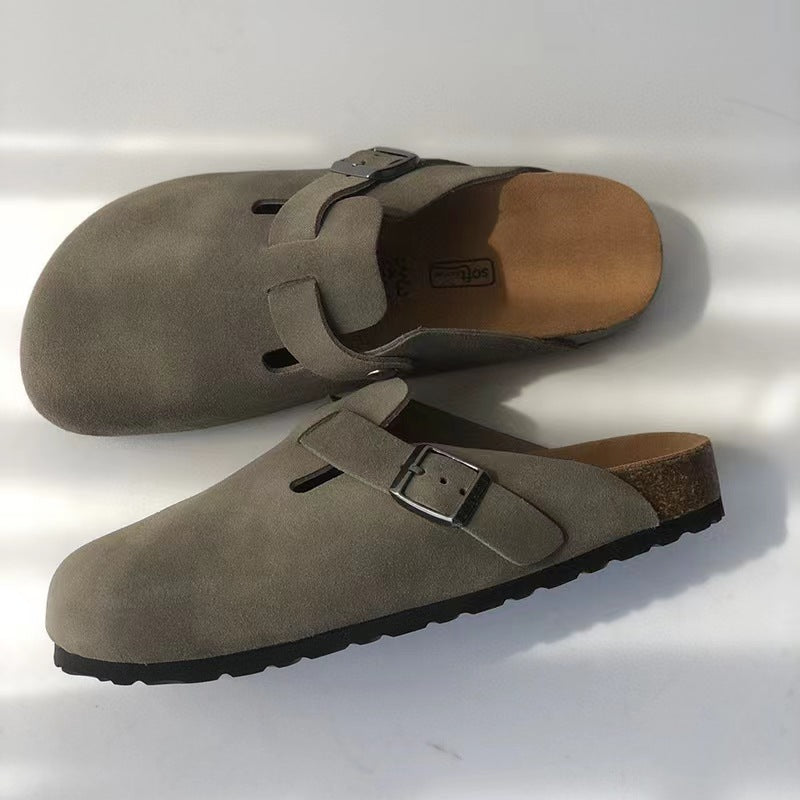 Eudora Premium Unisex Leren Sandalen - Comfort en Stijl in Boston Design