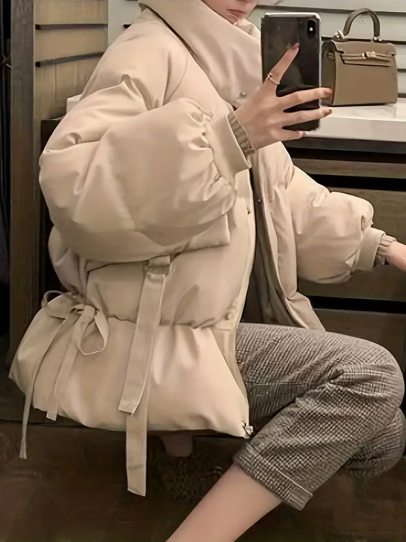 Gevoerde Winterjas met Rits voor Dames - Stijlvolle en Comfortabele Jas