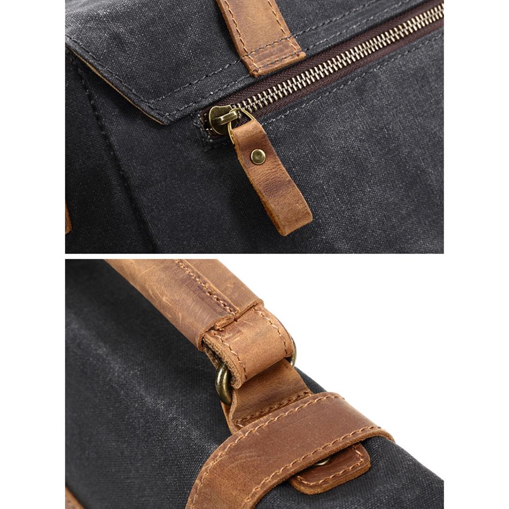 Waxed Canvas Messenger Tas | NorthernStyle – Duurzaam en Stijlvol voor Dagelijks Gebruik