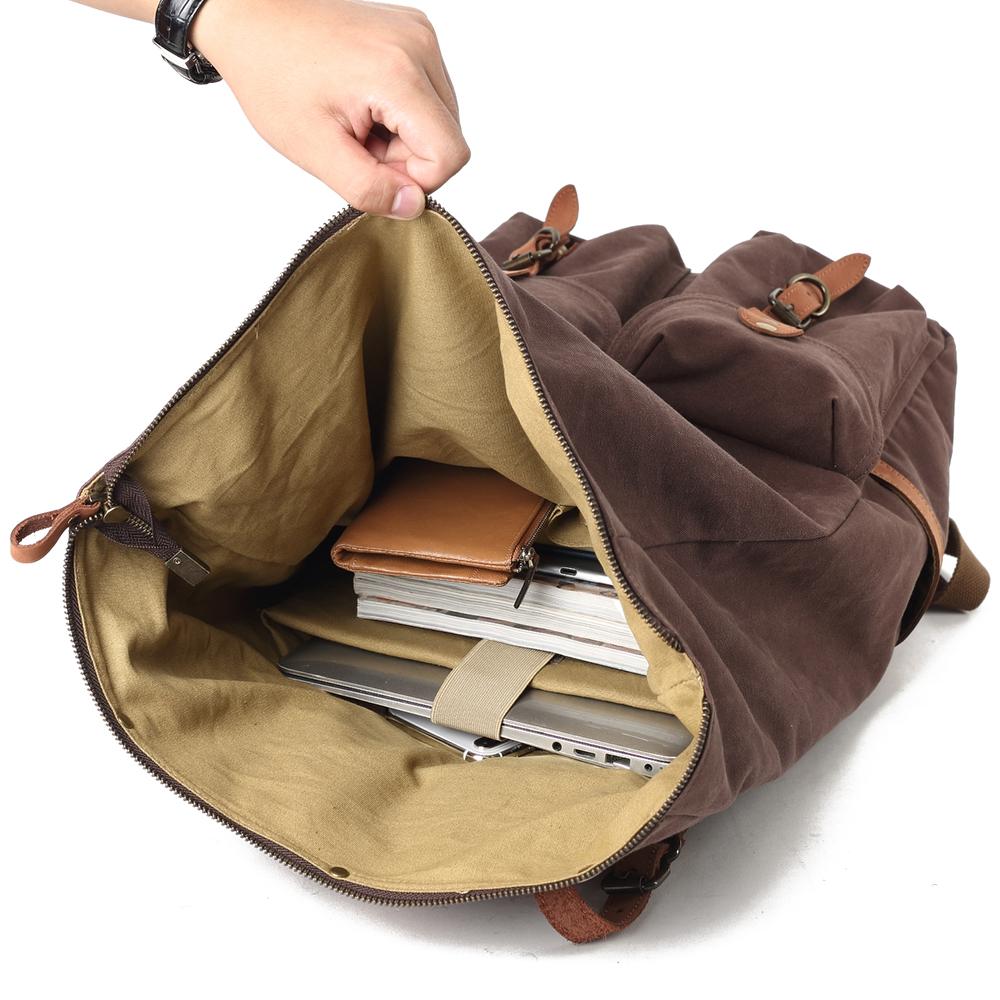 Katoenen Canvas Laptop Rugzak | Oslo – Duurzame Rugzak voor Laptop en Dagelijks Gebruik