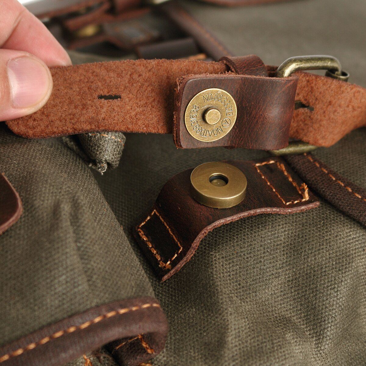 Canvas Wandelrugzak | UppsalaStyle – Duurzaam en Ruim voor Outdoor Avonturen