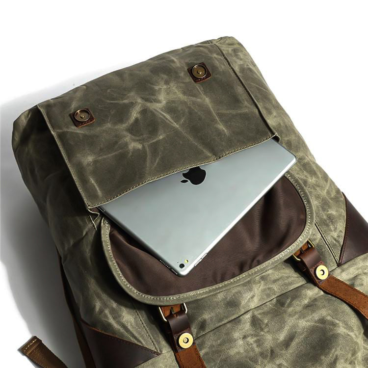 Grote Canvas Rugzak | NordBerg – Ruim en Duurzaam voor Avonturen en Dagelijks Gebruik