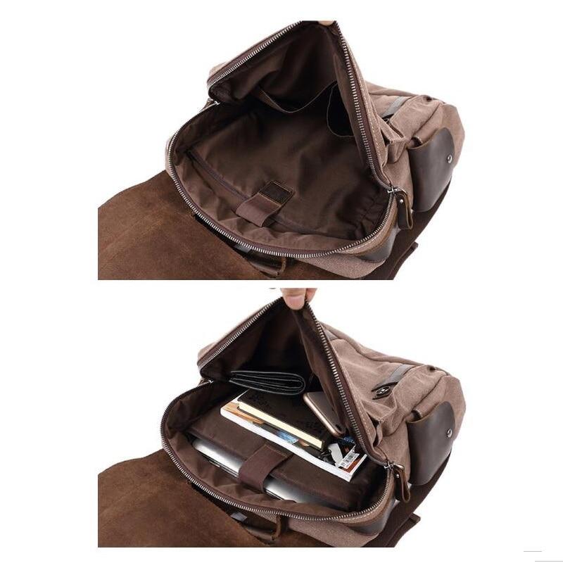 MaplePeak Compacte Canvas Rugzak – Stijlvol en Praktisch voor Dagelijks Gebruik