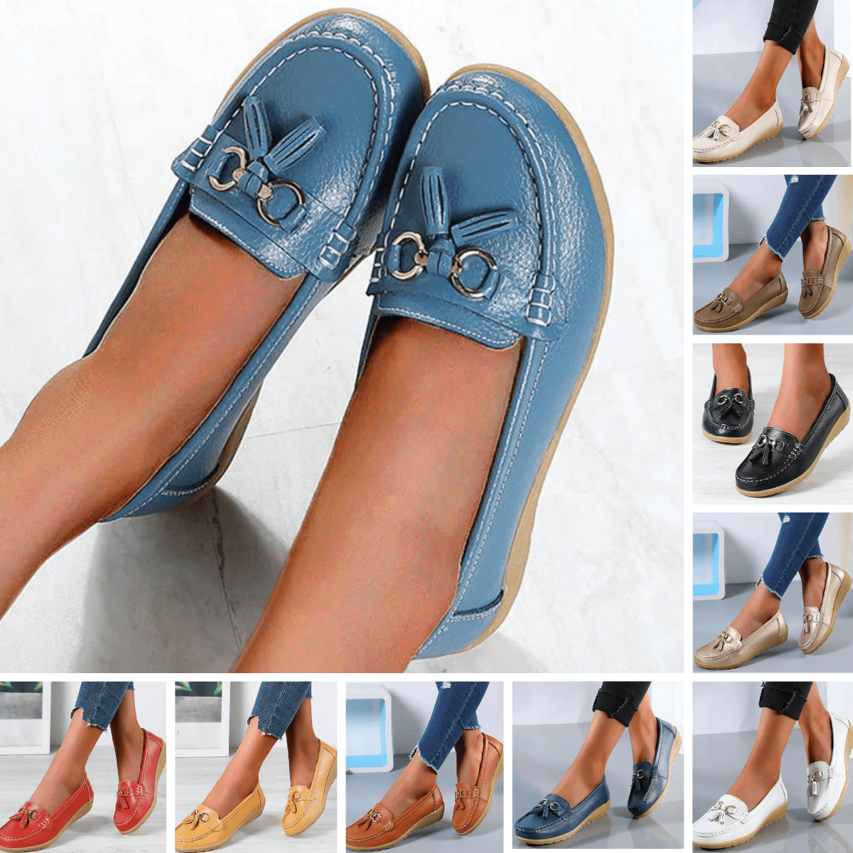 Amelia Trendy Orthopedische Loafers - Stijlvolle en Ondersteunende Dames Loafers