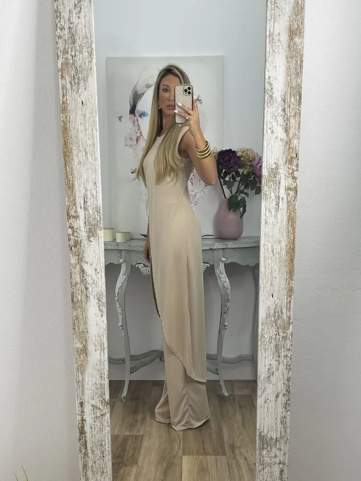 Marlina - Klassieke Drie-delige Comfort Set voor Dames | Elegante en Comfortabele Outfit