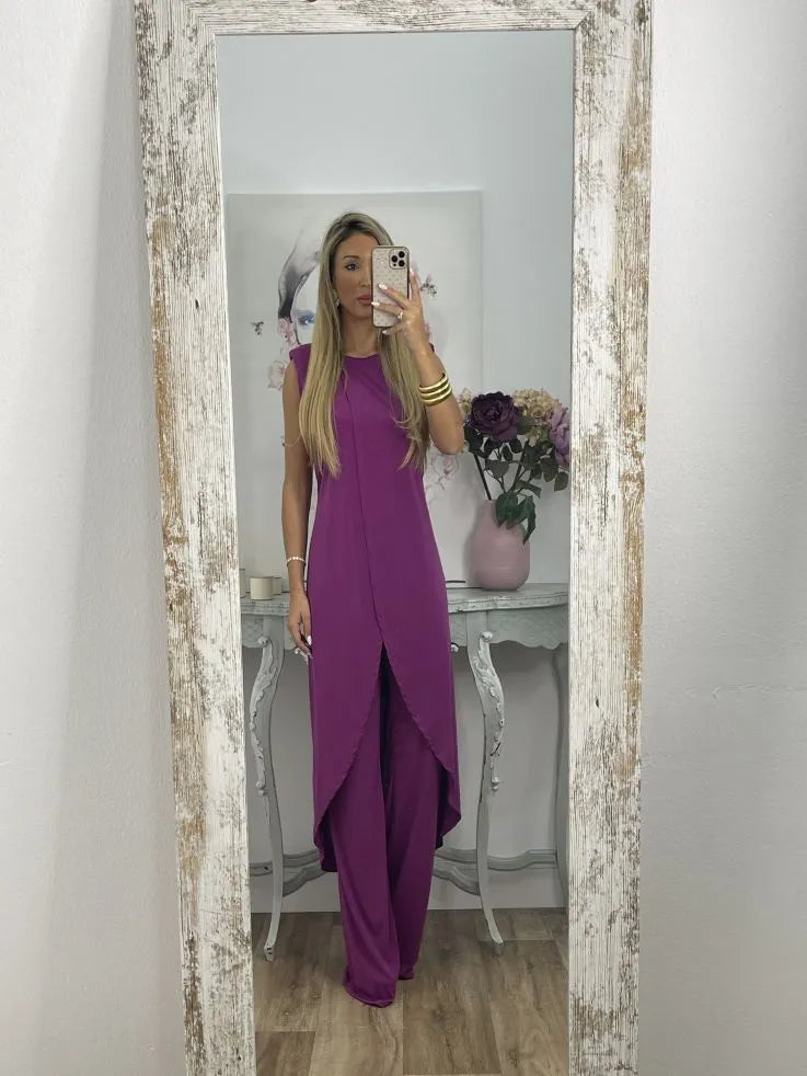 Marlina - Klassieke Drie-delige Comfort Set voor Dames | Elegante en Comfortabele Outfit