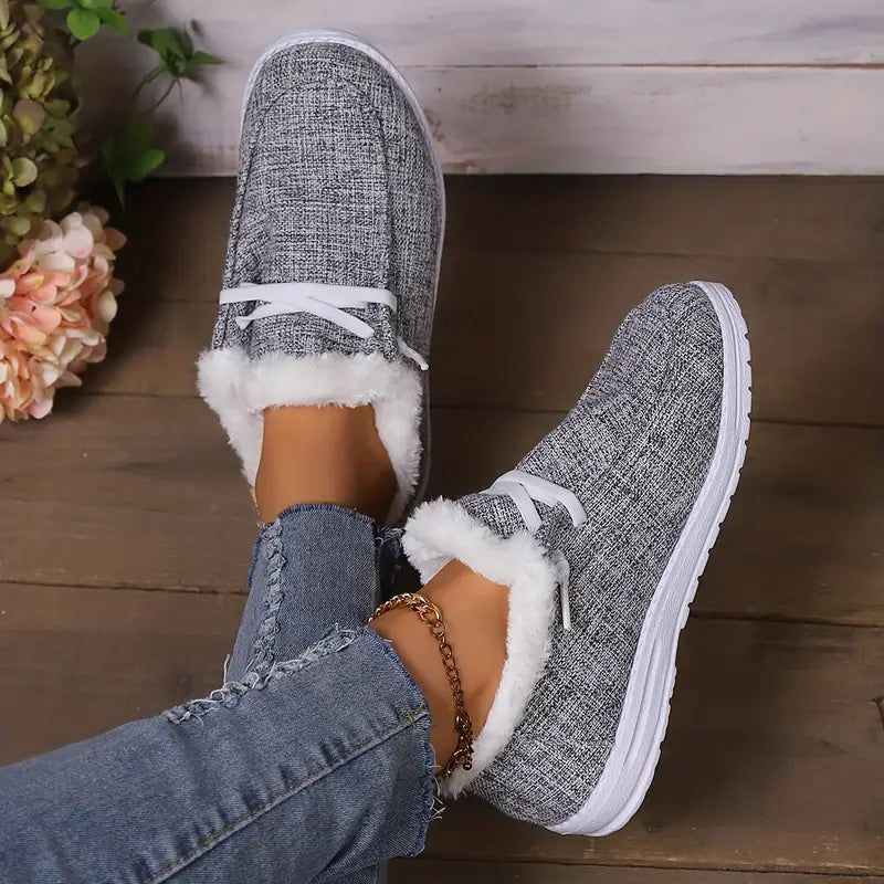 Elisa Pluche Huisschoenen - Warme, Antislip Pantoffels voor Gezelligheid en Veiligheid