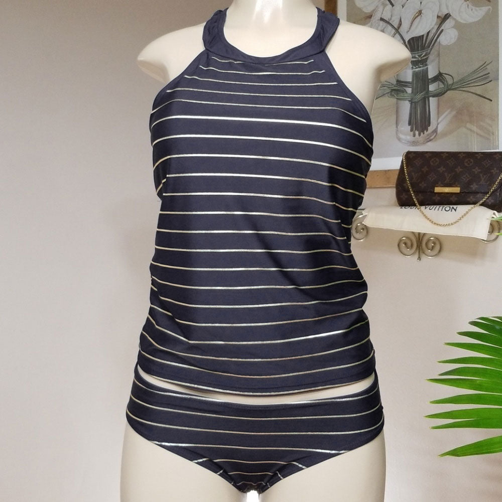 Helena - Serenity Gestreept Tankini Set voor Dames | Stijlvol en Comfortabel Zwemkleding