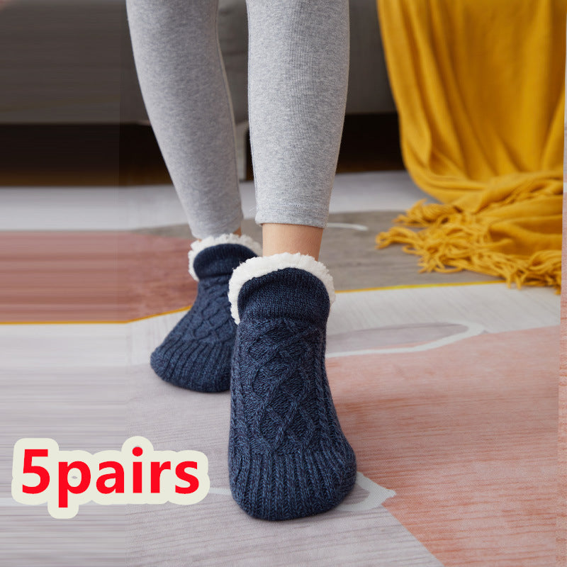 WarmFeet | Warme Winter Wol Sokken | Houd je voeten knus en warm | Antislip en Stijlvol