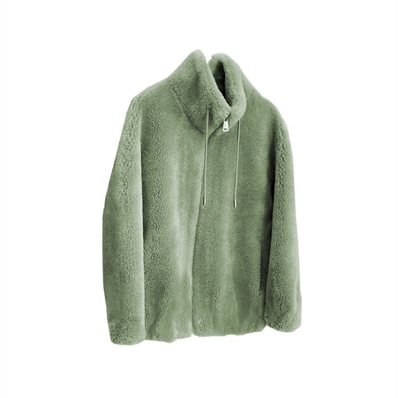 FleeceCozy - Gewatteerde Fleecejacke met Hoge Kraag voor Dames