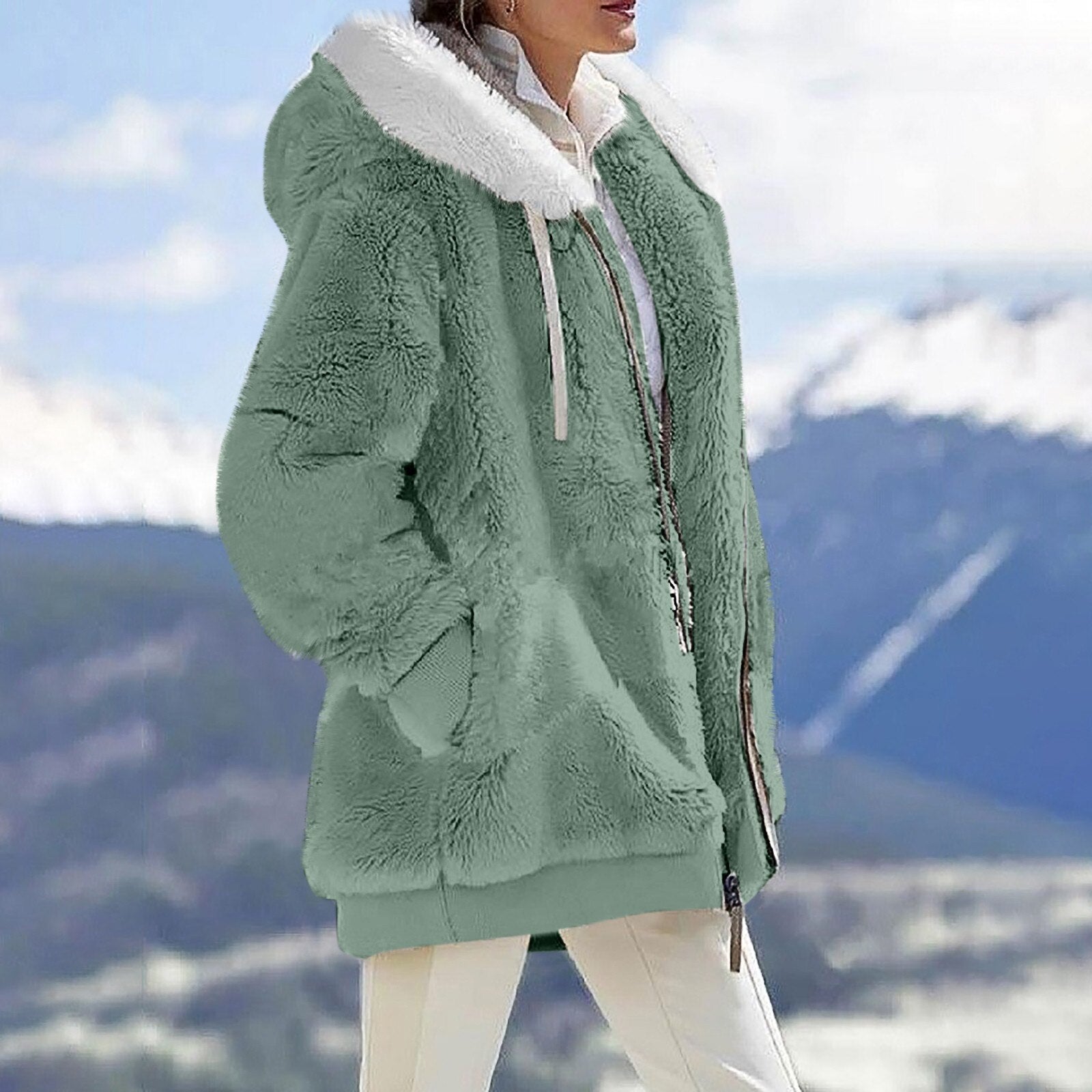 DinaVest - Elegante en Heerlijk Warme Dames Bodywarmer van Zacht Fleece