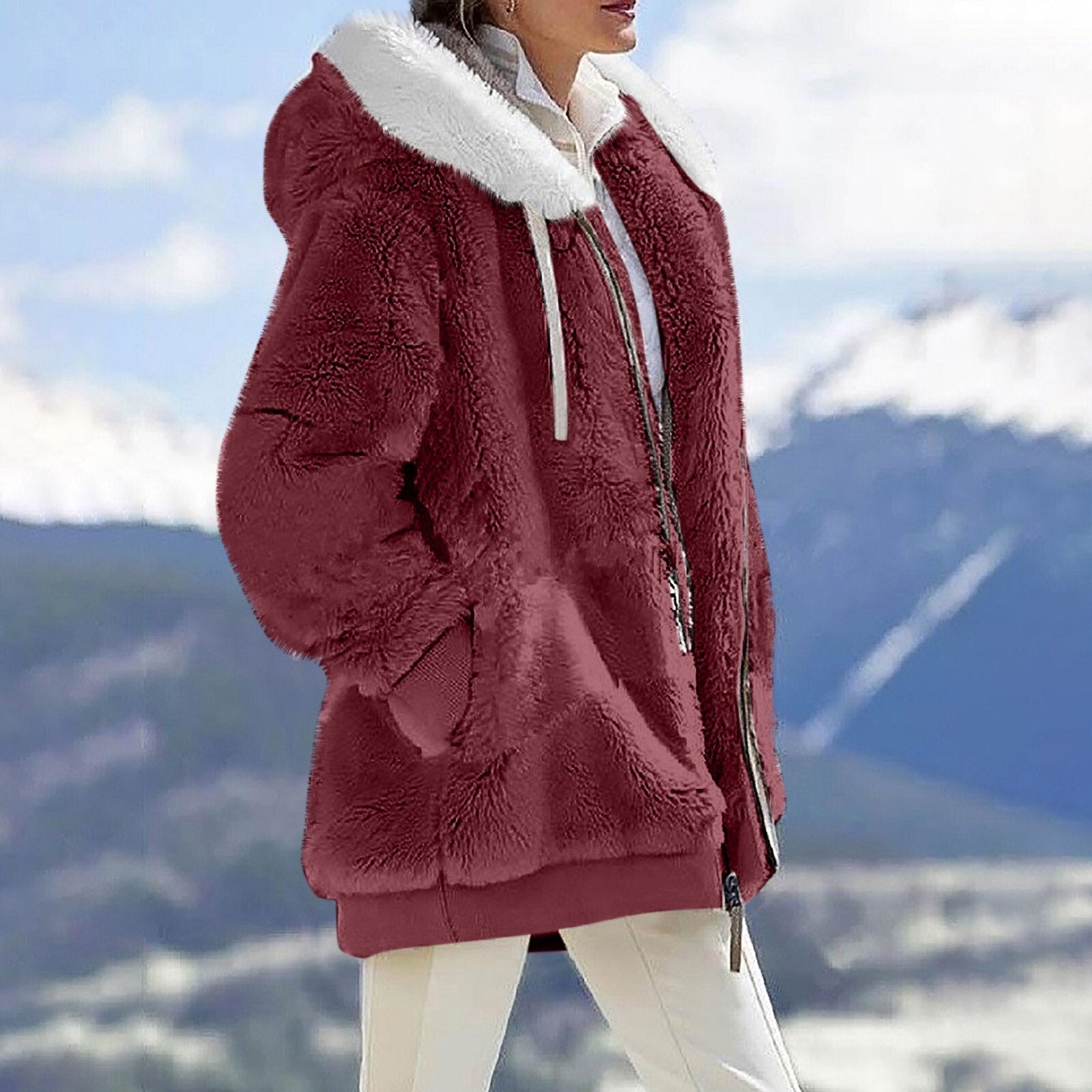 DinaVest - Elegante en Heerlijk Warme Dames Bodywarmer van Zacht Fleece