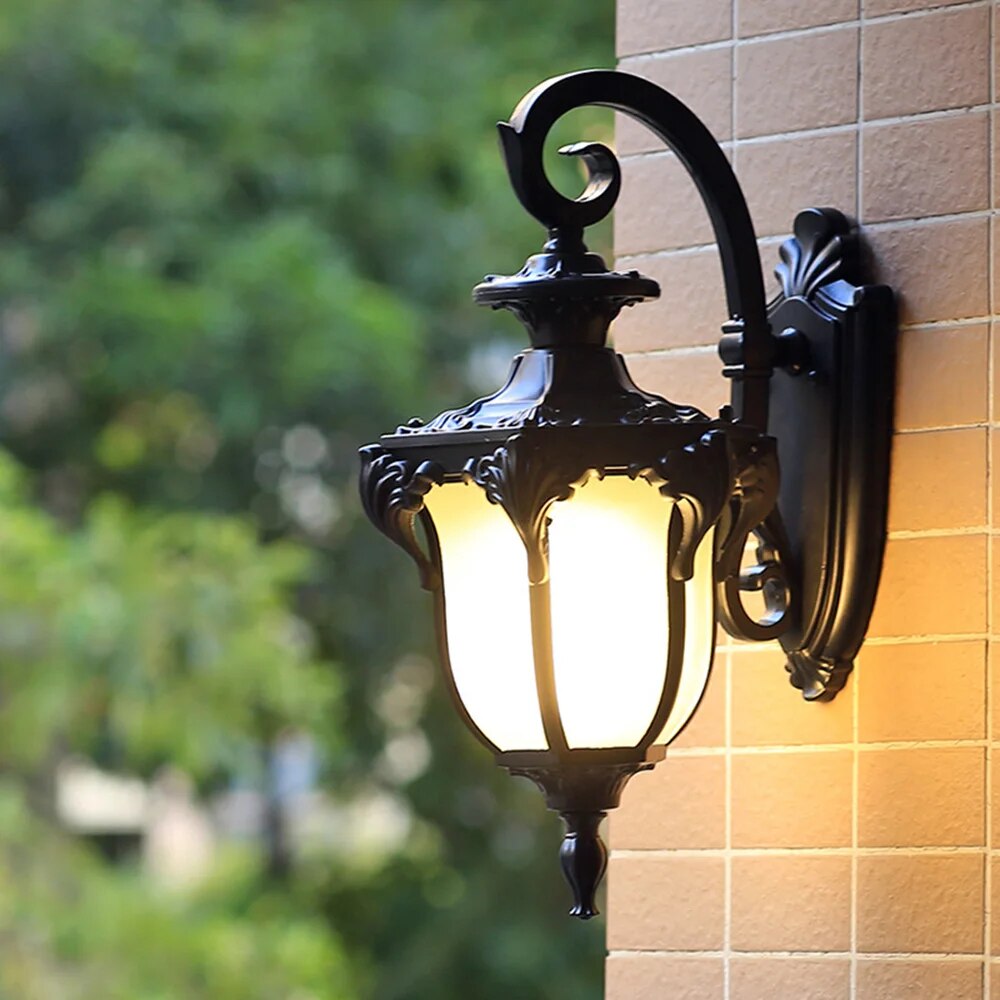 LoungeGlow - Vintage LED Buitenlamp voor Gezellige Verlichting