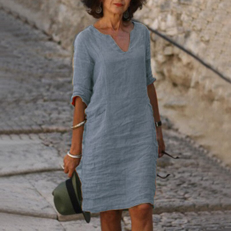 CasualChic Midi Jurk | Stijlvolle en Ontspannen Midijurk voor Elke Dag