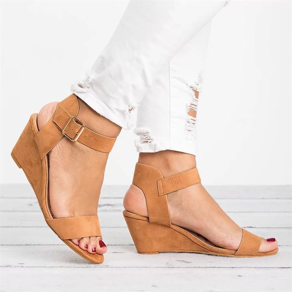ElegantieWedge Bandjes Sandalen – Stijlvol & Comfortabel