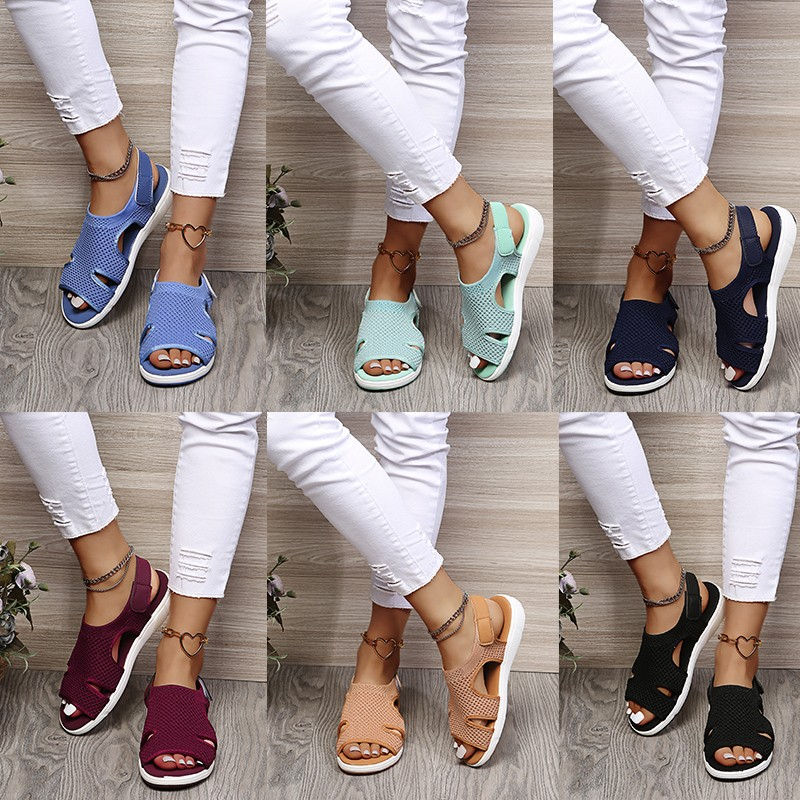 Ademend Verstelbare Mesh-Sandalen voor Dames – Comfortabele Zomerschoenen