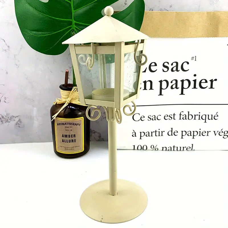 PaviljoenLicht - Retro & Elegant Paviljoen Kaarshouder | Sfeervolle Decoratie voor Elke Ruimte