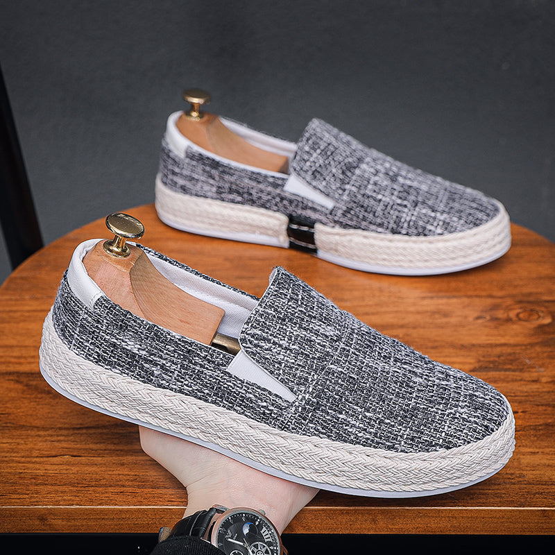 UrbanEase Espadrilles voor de Moderne Man – Grijs, Blauw, Bruin | Comfort en Stijl voor de Zomer