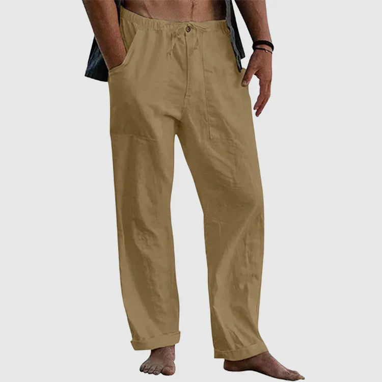 Caspian - Linnen Strandbroek voor Heren | Comfortabele en Losse Pasvorm