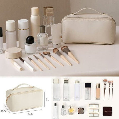 Luxe Boho Kosmetische Tas | Ruime en Stijlvolle Make-up Organizer