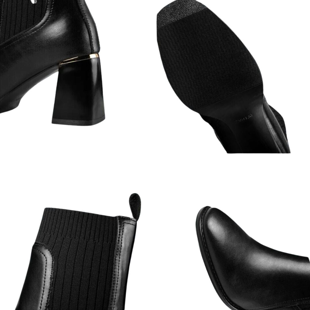 Livia - Stijlvolle Leren Dameslaarzen | Comfortabele en Duurzame Winterlaarzen