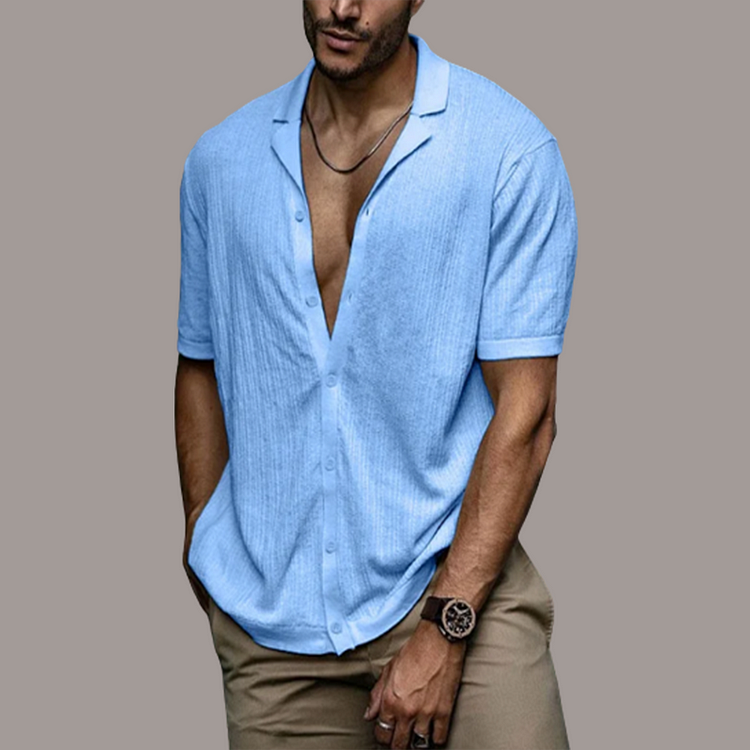 Refined Cut and Summer Style – Lightweight Linen Shirt for Men