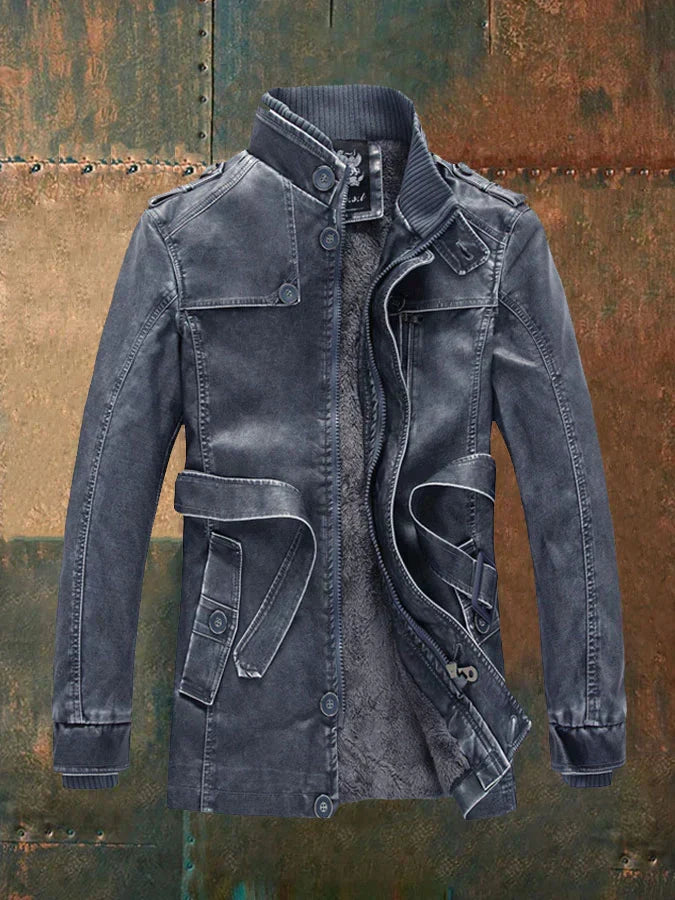 Harm – Premium Vintage Leren Jas voor Heren | Stoere en Stijlvolle Motorjas