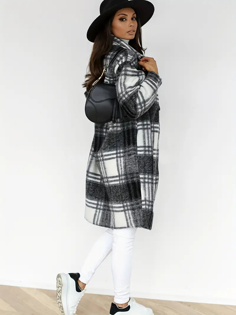 Iris - Oversized Dames Shacket | Stijlvolle en Comfortabele Jas
