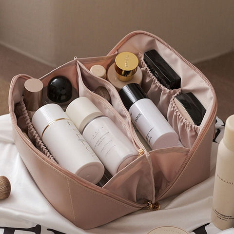 Luxe Boho Kosmetische Tas | Ruime en Stijlvolle Make-up Organizer